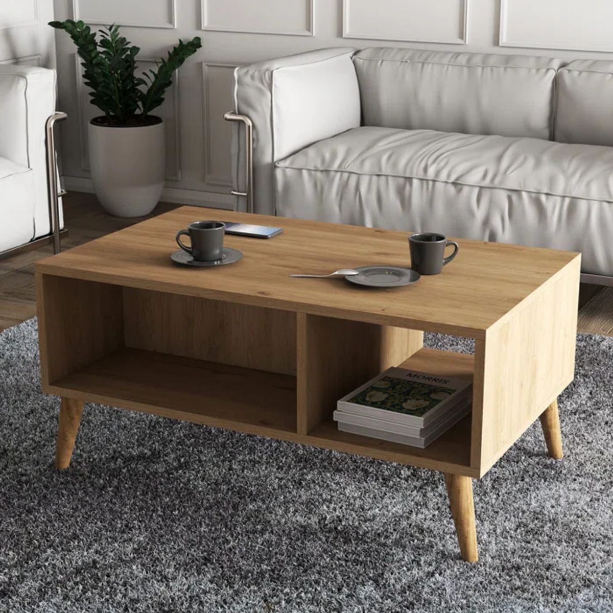 TU MESITA - Mesa de Centro Axel color Marrón TU MESITA