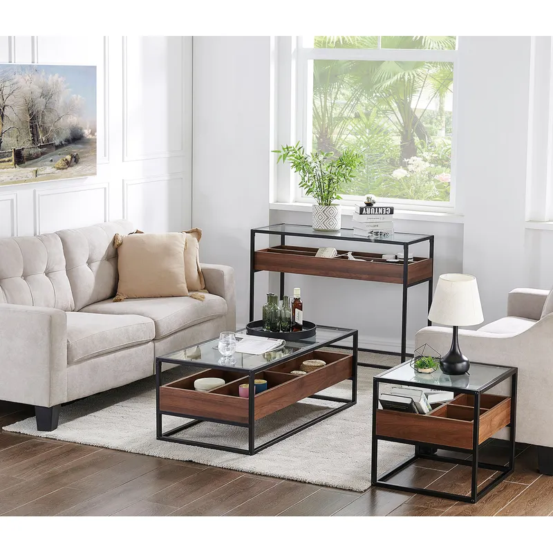 TU MESITA - Mesa de Centro Florencia color Marrón TU MESITA