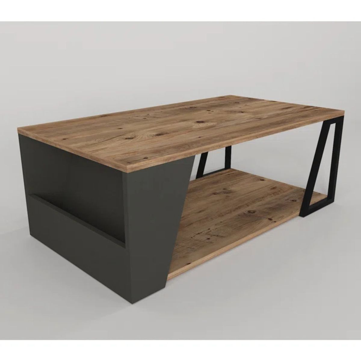 TU MESITA - Mesa de centro Moderna Aragón color DunaNegro TU MESITA