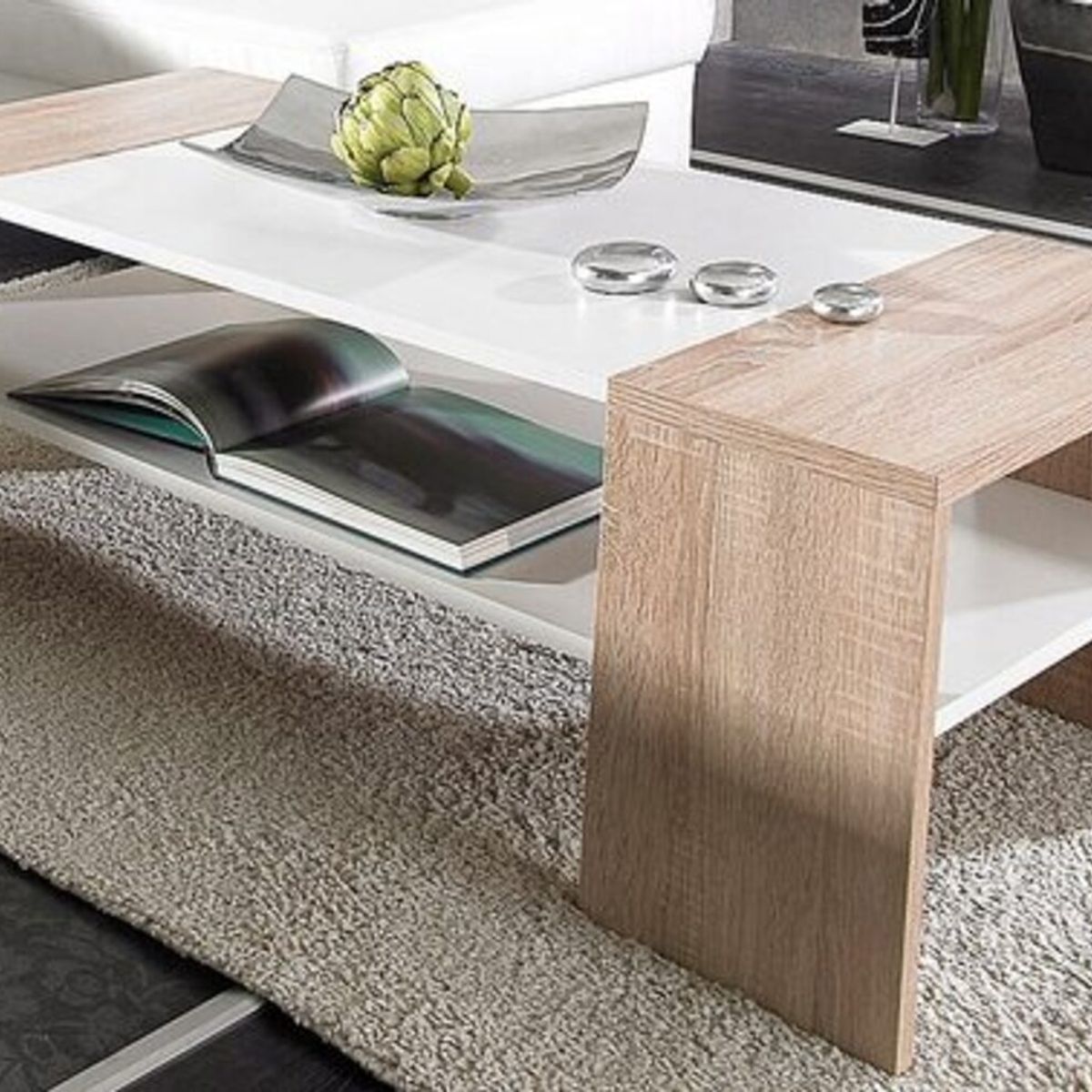 TU MESITA - Mesa de Centro Nórdica Lucas 110cm TU MESITA