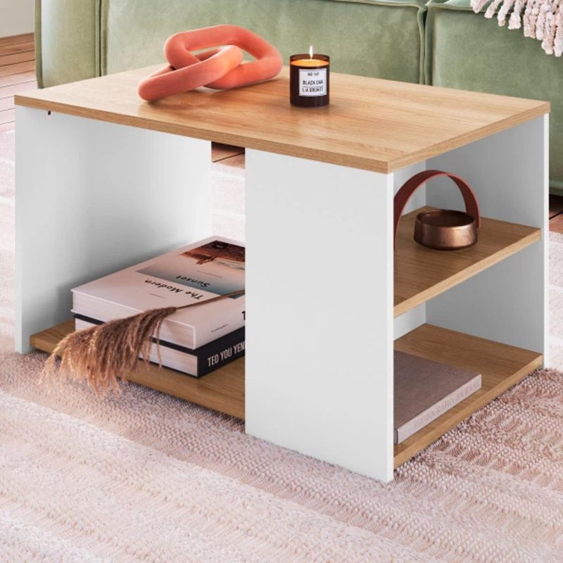 TU MESITA - Mesa de centro Práctica Fogerty color BlancoHaya TU MESITA