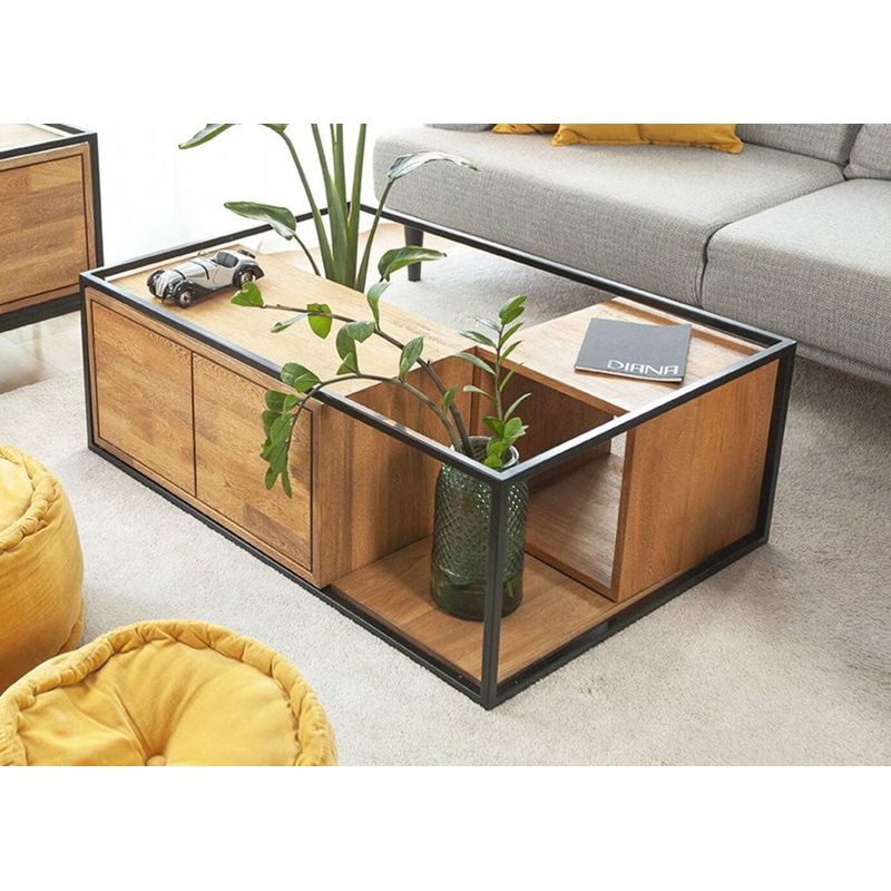 TU MESITA - Mesa de Centro Romina 2 puertas TU MESITA