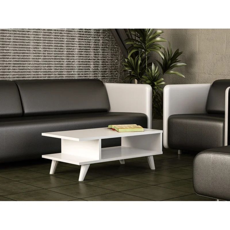 TU MESITA - Mesa de Centro Yoselin color Blanco TU MESITA