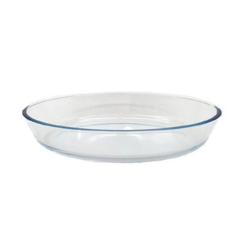 OTTOWARE - Bandeja Circular de Vidrio de 3L