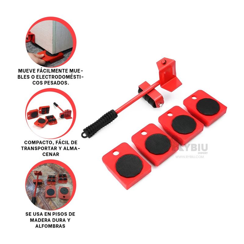 GENERICO - Set de Renovacion de Espacio en Color Rojo Y+Regalo Stickers