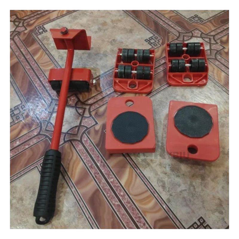 GENERICO - Gata para Sala Facil Uso en Rojo Y+Banderitas Adhesivas