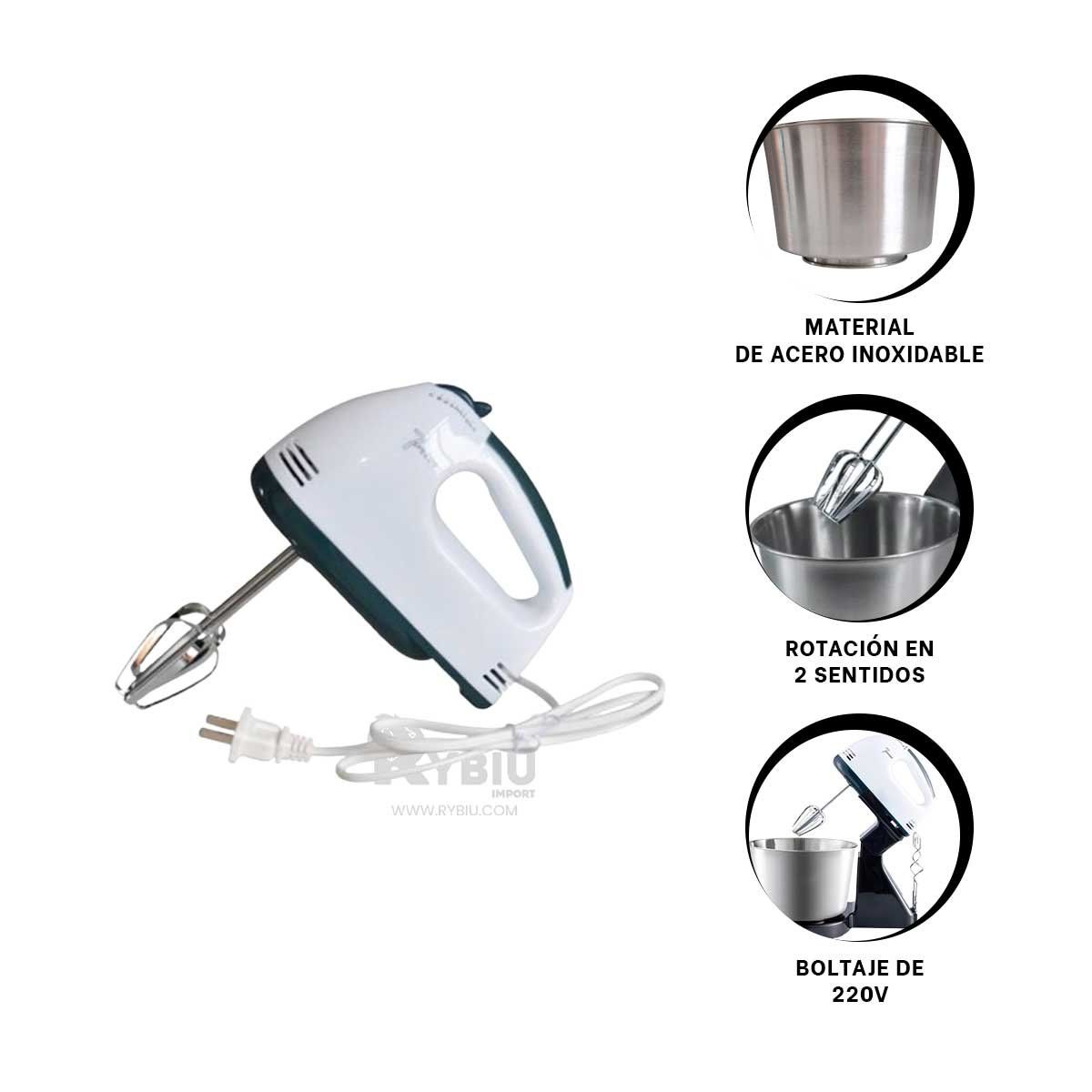 GENERICO - Mezcladora con Bowl Sencillo de 2L Y+Regalo Agendita