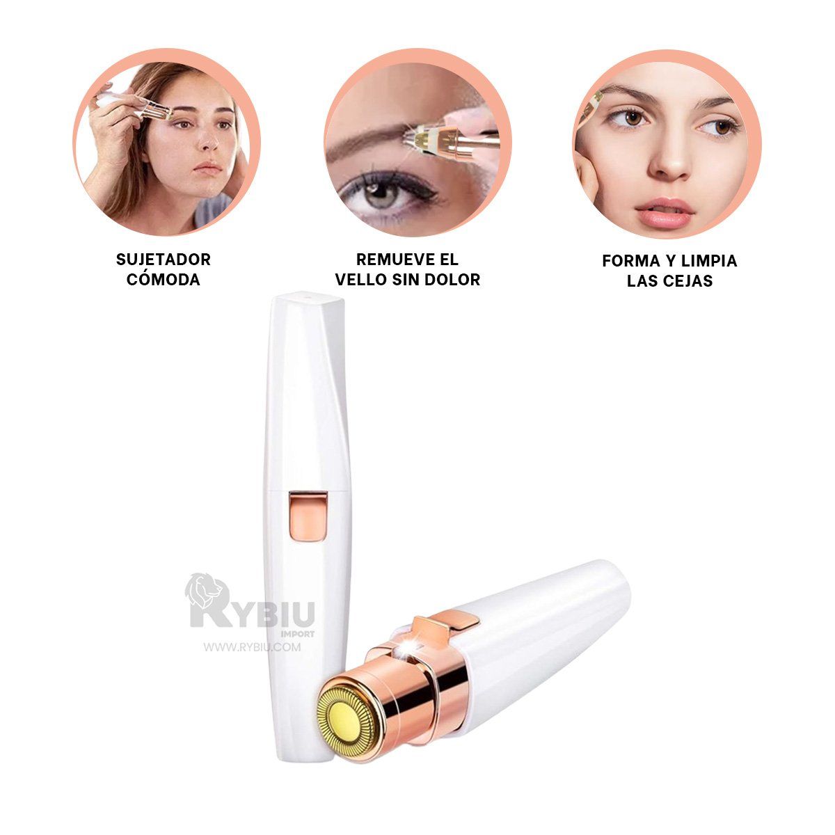 GENERICO - Removedor Suave para la Piel de Cejas Blanco Y+Gift Stickers_123