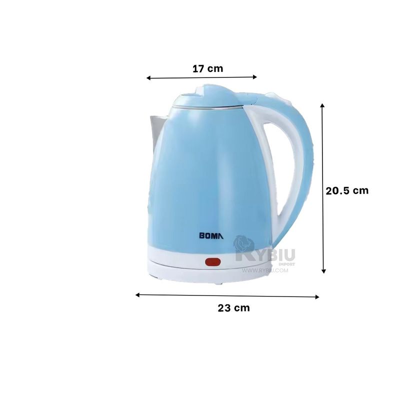 GENERICO - Maquina de Infusion de 2L Celeste Y+Regalo Ligas para Peinar