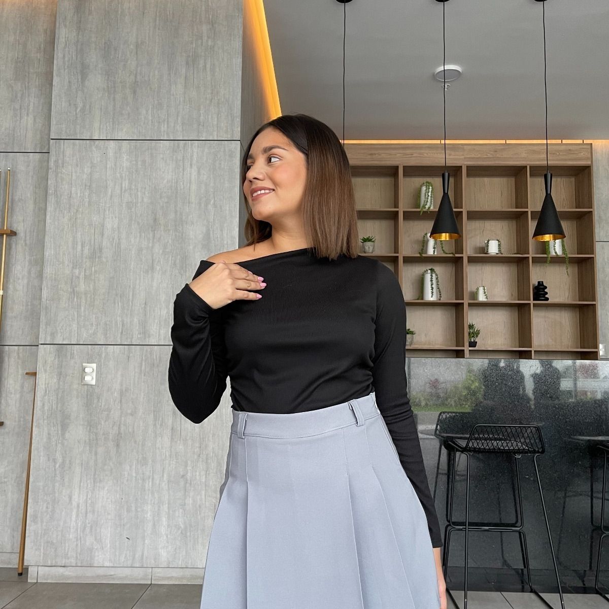 ALLEZ COLLECTION - BASICO GIA MANGA LARGA ASIMETRICO