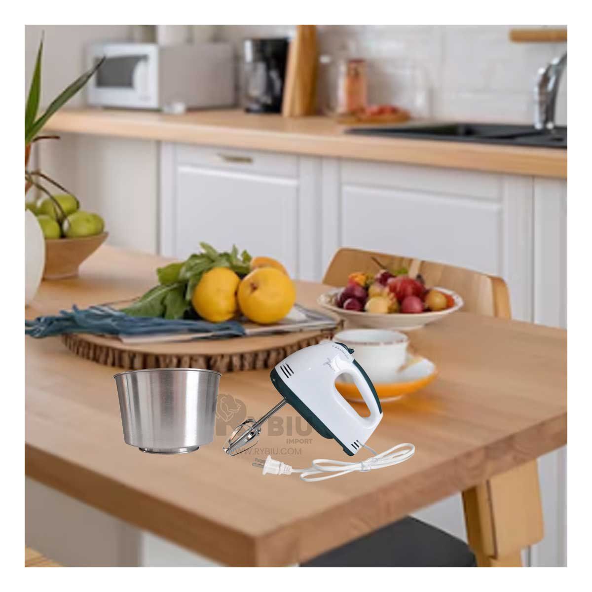 GENERICO - Batidora de Mezcla Rapida de Reposteria 2L Y+Papel de Regalo