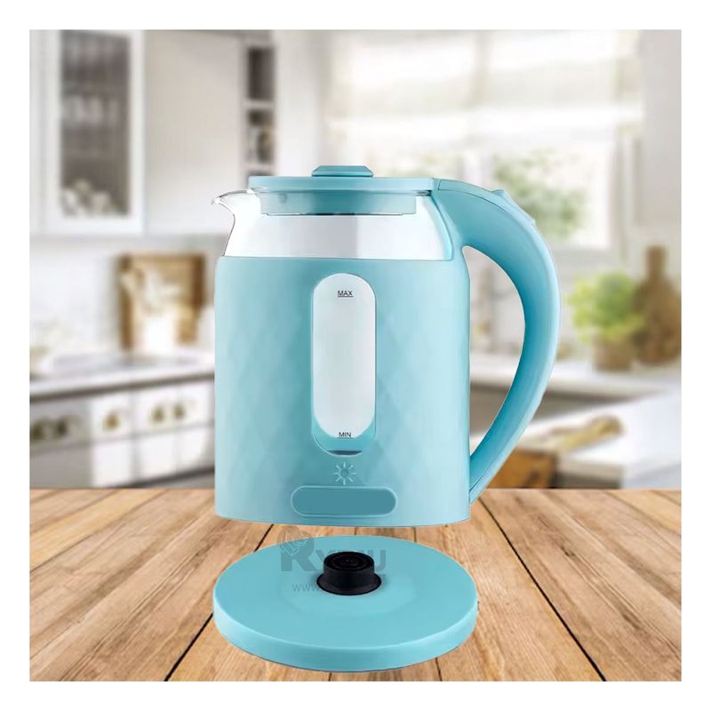 GENERICO - Hervidor a Conexion de 2L en Celeste Y+Regalo Agendita
