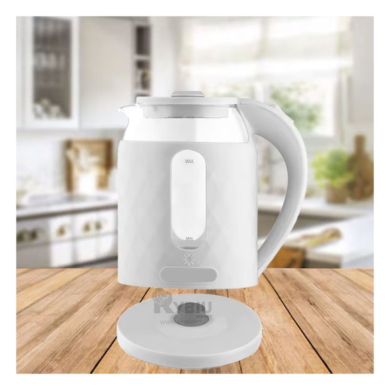 GENERICO - Hervidor a Conexion de 2L en Blanco Y+Regalo Agendita