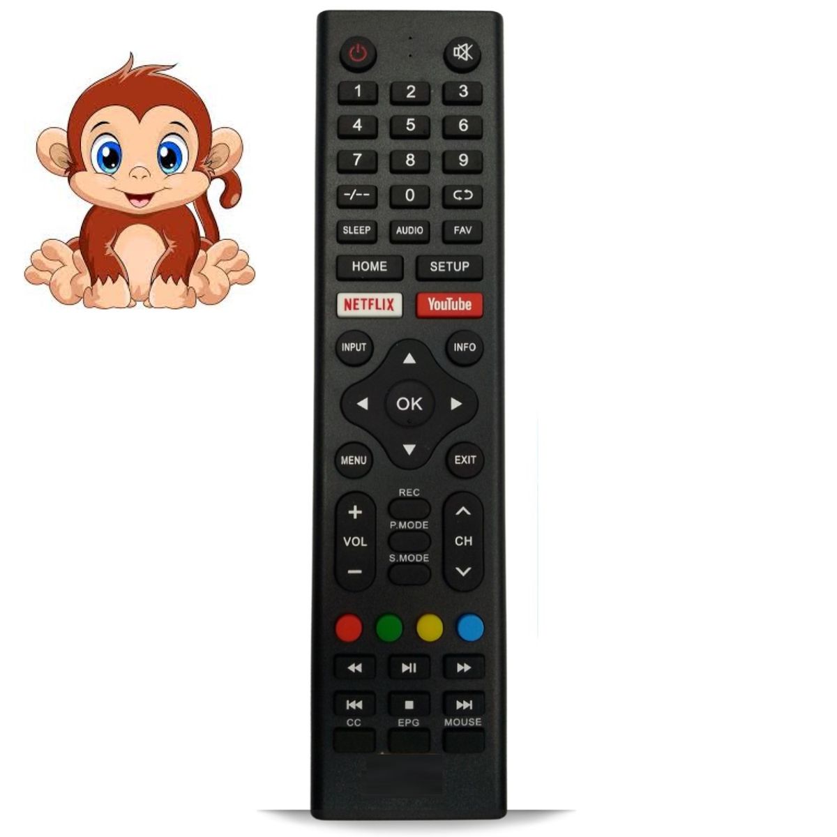 GENERICO - Control Remoto Generico Para Nuevo Modelo Winia Smart