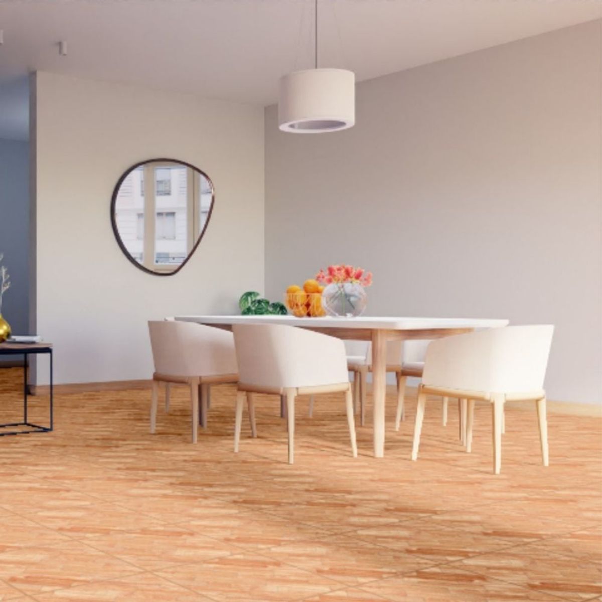 EJESA CREA TU ESPACIO IDEAL - Piso madera Ishpingo natural 45x45cm 2.23 m2 - Mayólica CELIMA