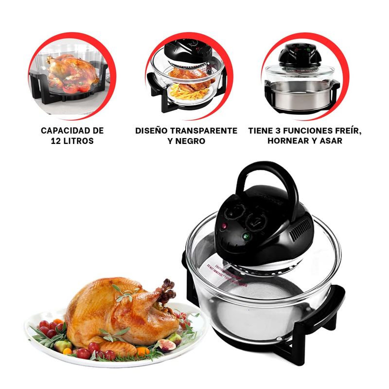 GENERICO - Cocinadora Automatica 12L en Color Negro Y+Regalo Agendita