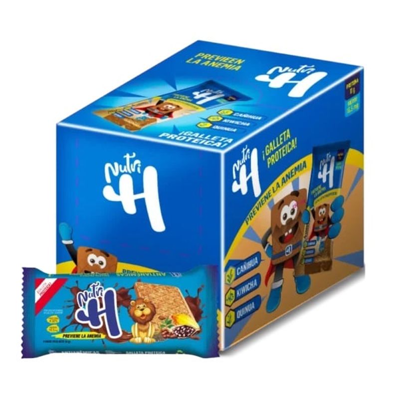 NUTRI H - Galletas Antianémicas Caja x 30 und Nutri H