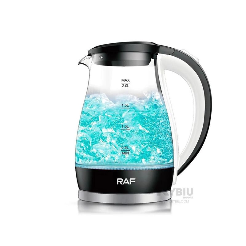 GENERICO - Tetera Funcional de 2L en Negro Y+Envoltorio de Regalo