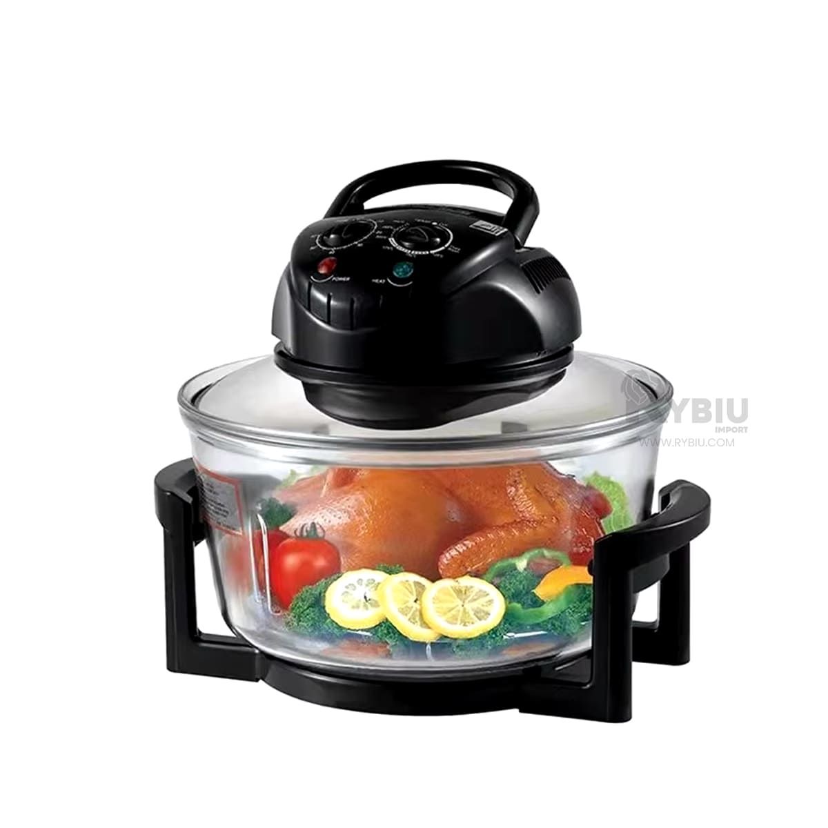 GENERICO - Freidora de Aire Electrica para Papas Fritas en Negro