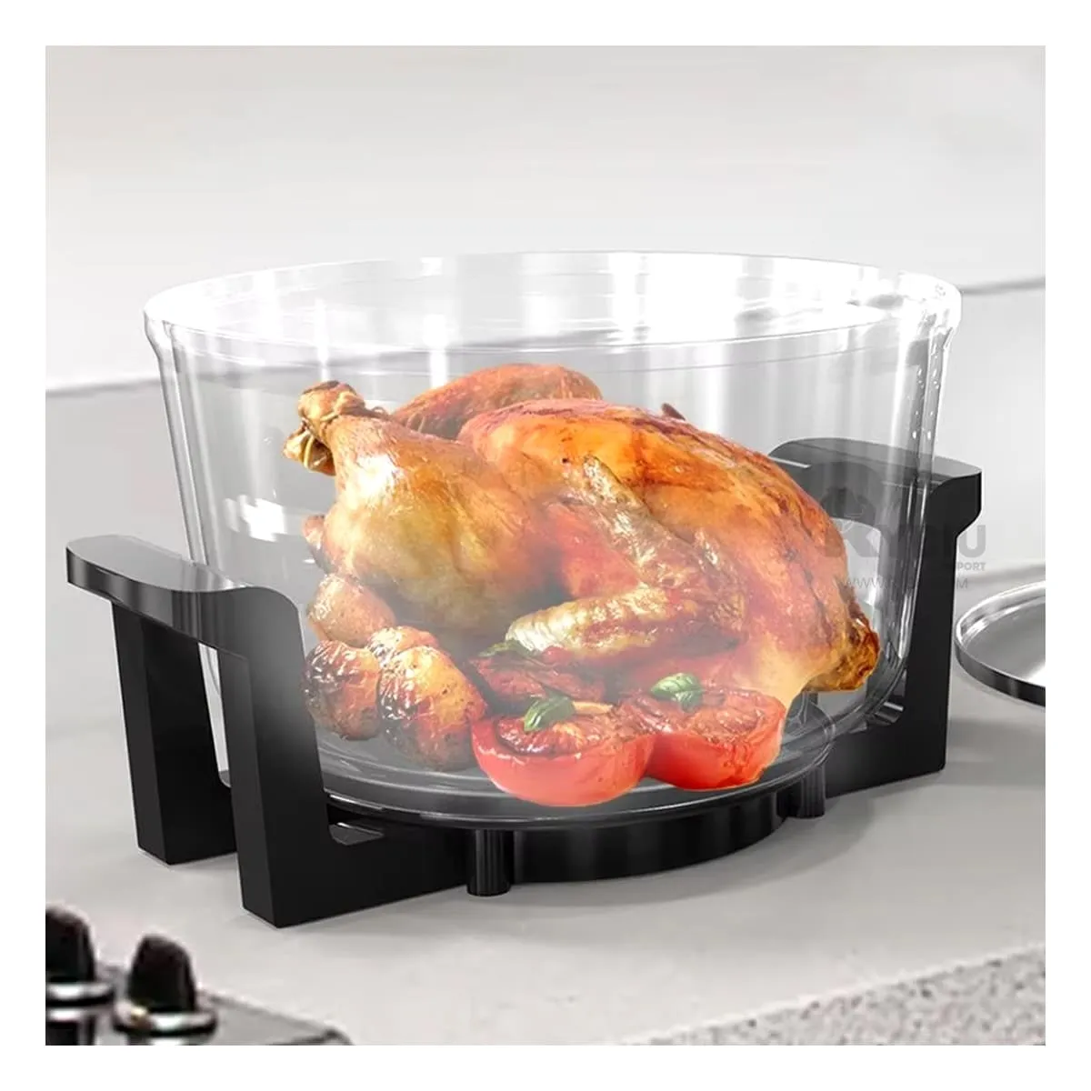 GENERICO - Freidora Libre de Grasas en Negro Y+Regalo Agendita