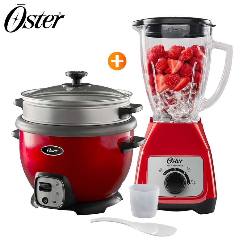 OSTER - Combo Licuadora BLSTKAGRRD y Olla Arrocera Oster 22L CKSTRC7030R