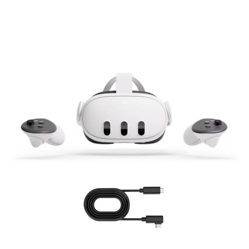 META - Gafas de Realidad Virtual Meta Quest 3 512GB Pack Cable Link