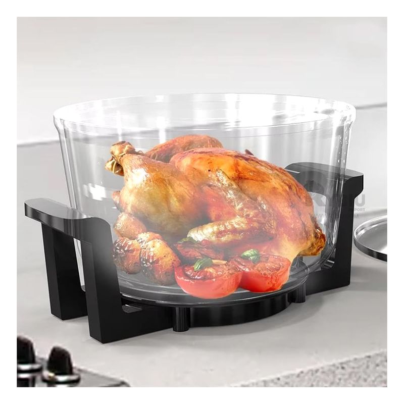 GENERICO - Freidora Libre de Grasas en Negro Y+Regalo Agendita