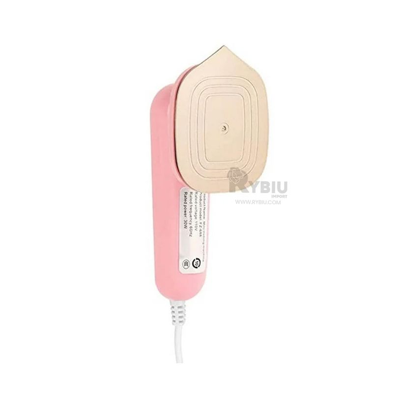 RYBIU IMPORT - Planchador de Viaje a Vapor en Rosado Y+Envoltorio de Regalo