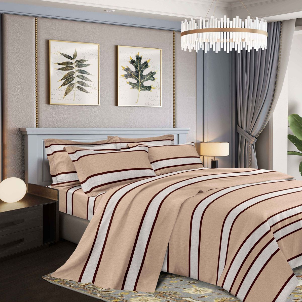 GOLDSUN - JUEGO DE SÁBANAS GOLDSUN DE 2 PLAZAS