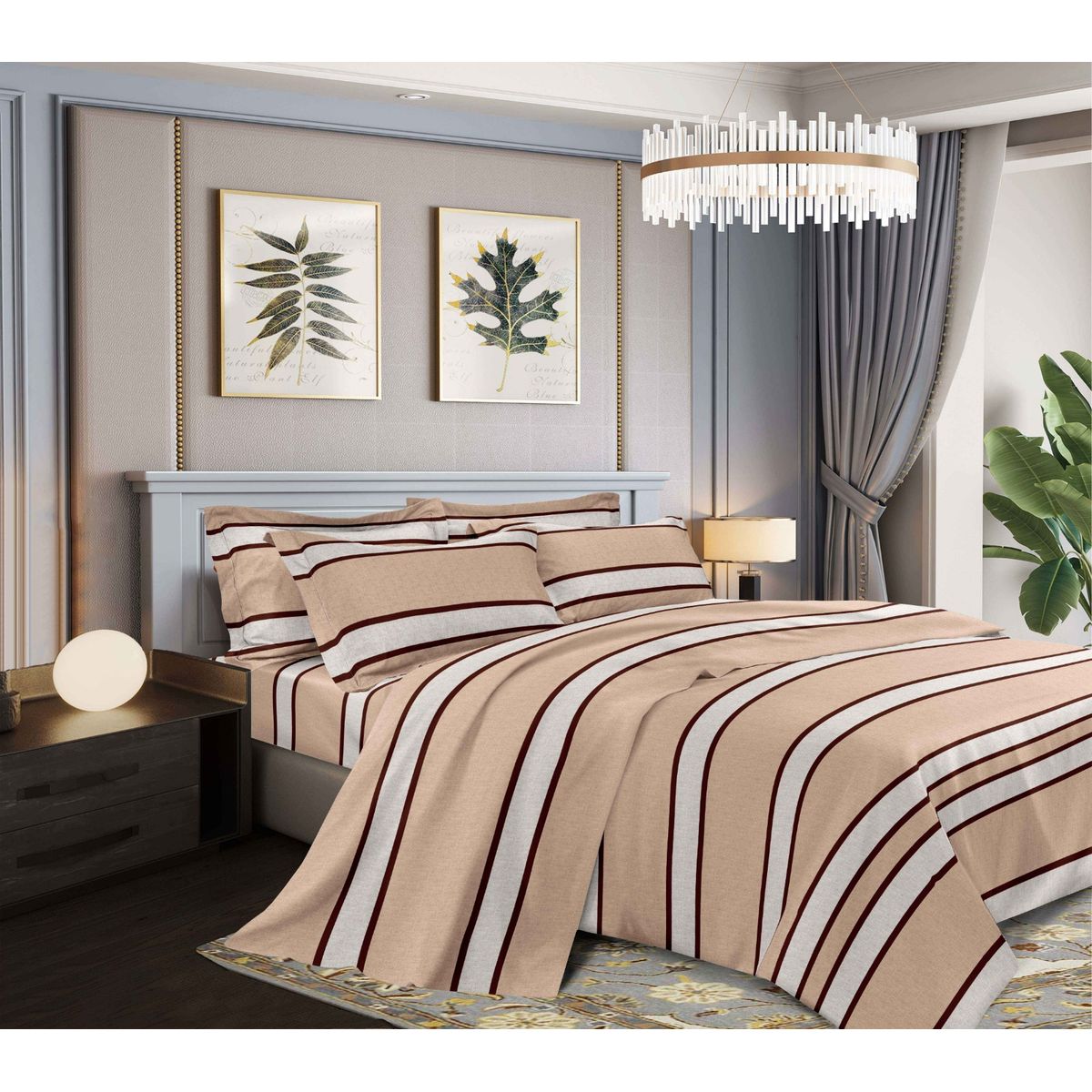 GOLDSUN - JUEGO DE SÁBANAS GOLDSUN DE 2 PLAZAS