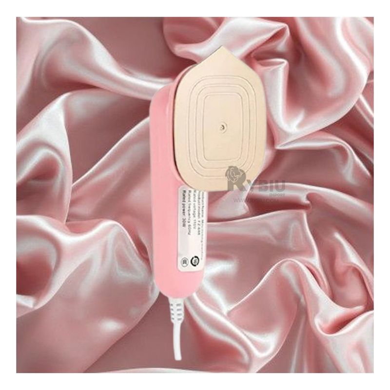 RYBIU IMPORT - Plancha Mini a Vapor en Modelo Rosado