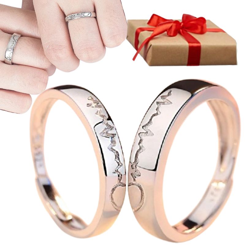 NO LOGO - Anillo Para Pareja - Regalo Enamorados novios