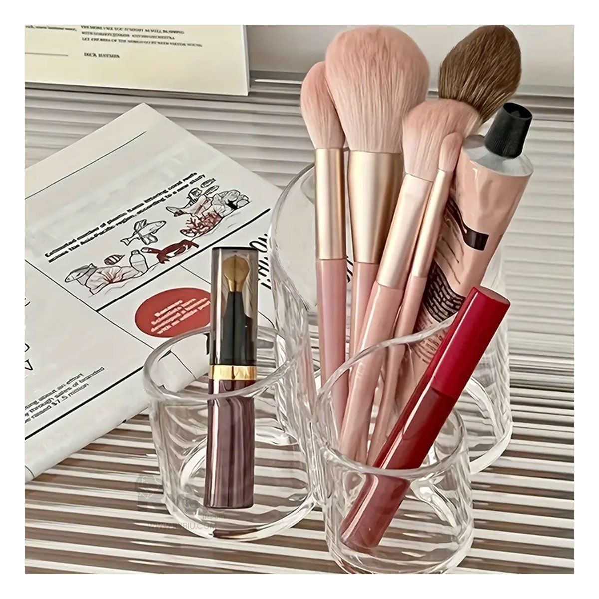 GENERICO - Organizador de Acrilico para Maquillaje en Transparente