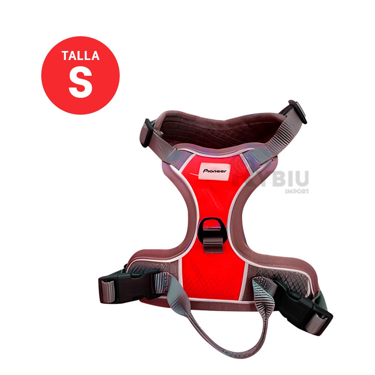 RYBIU IMPORT - Arnes Seguro y Funcional para Pets Rojo Y+Regalo Agendita