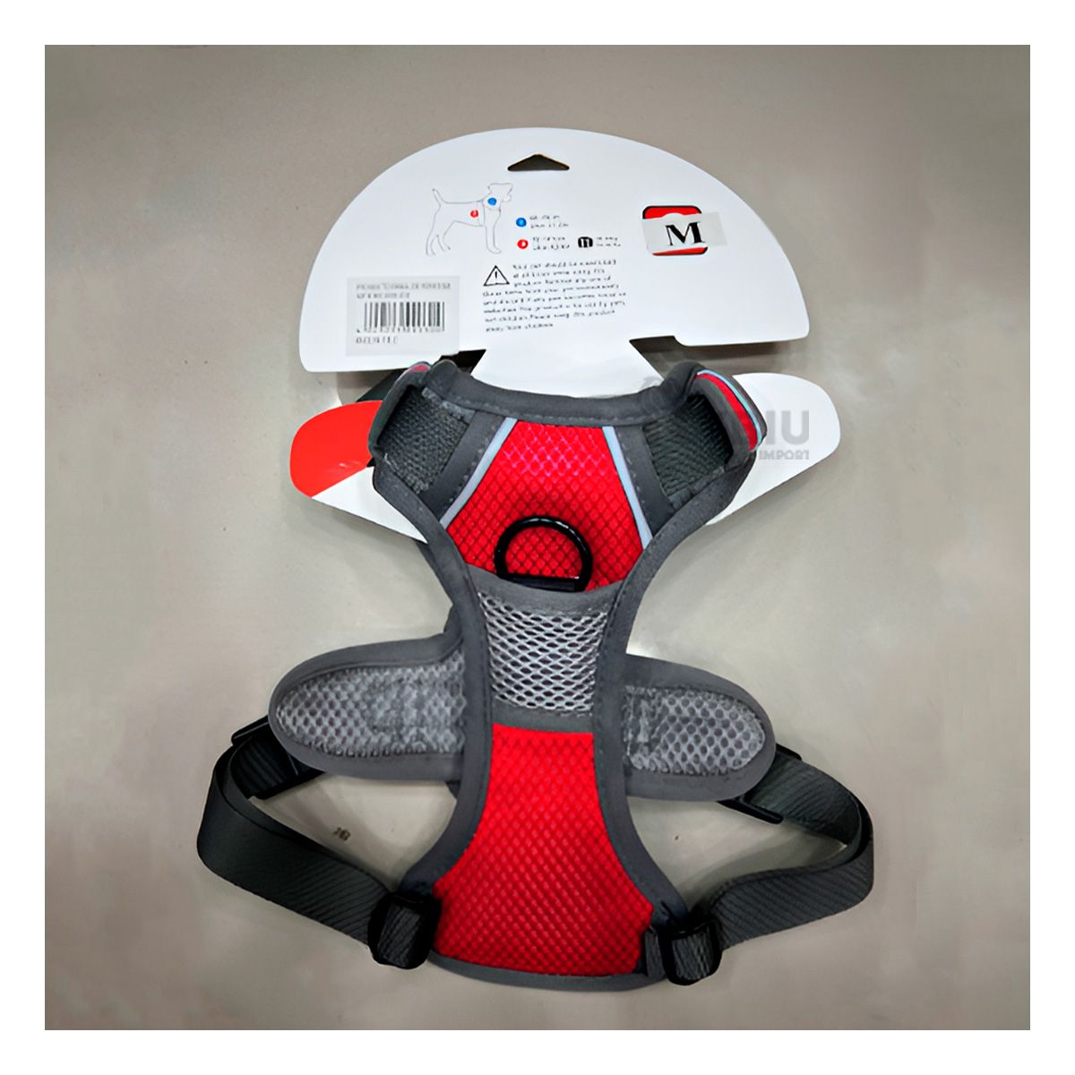 RYBIU IMPORT - Correa Moderna para Perros en Rojo Y+Ligas de Regalo