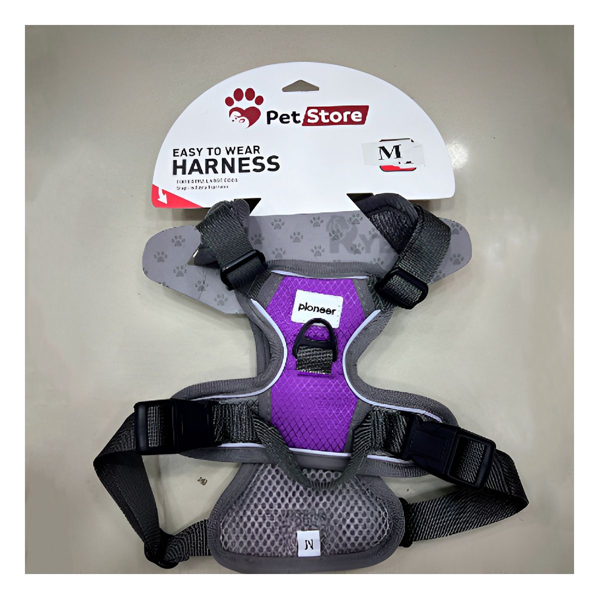 RYBIU IMPORT - Pechera Ergonomica para Cachorros M Morado Y+Papel de Regalo