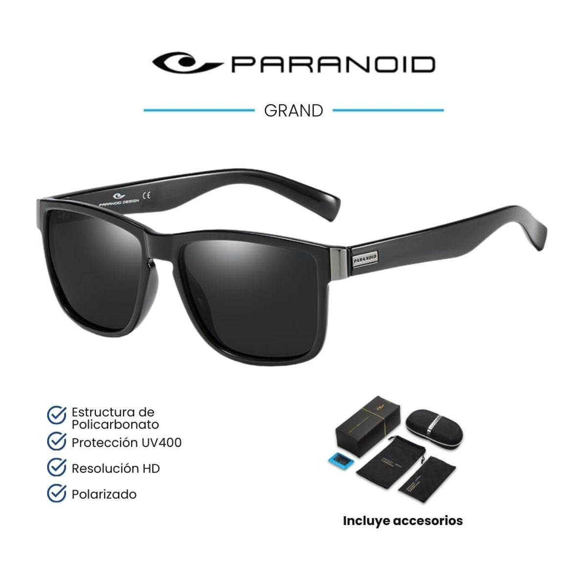 GENERICO - Lentes de Sol PARANOID Racer - Polarizados - UV400