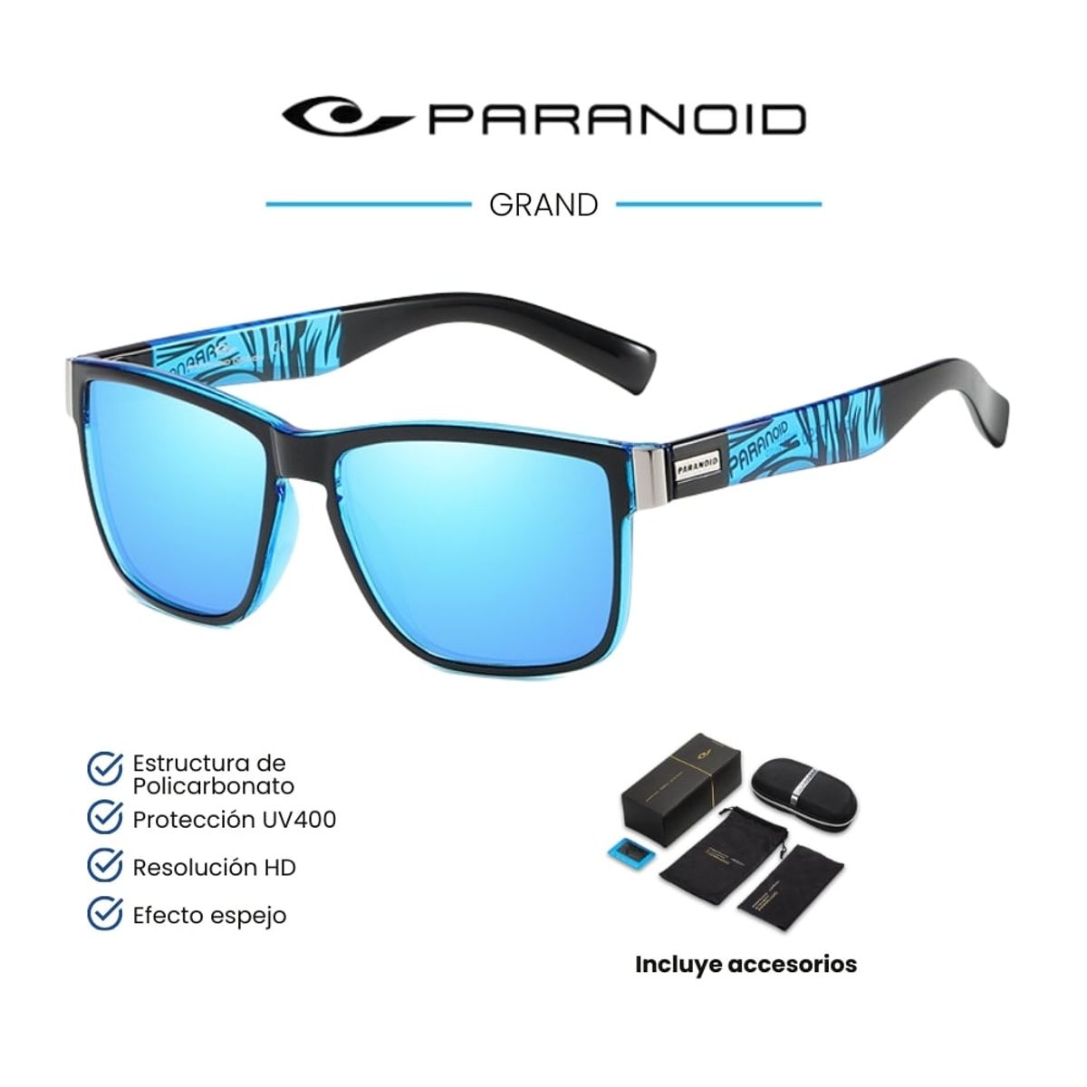 GENERICO - Lentes de Sol PARANOID Racer - Polarizados - UV400