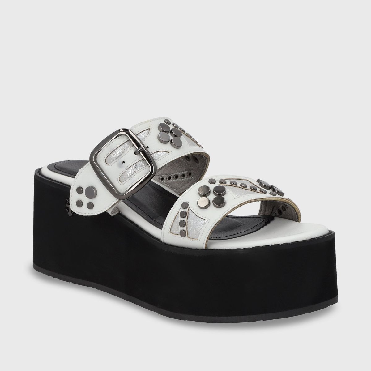 GOTTA - Sandalia Plataforma Blanca Mujer 15620 Gotta