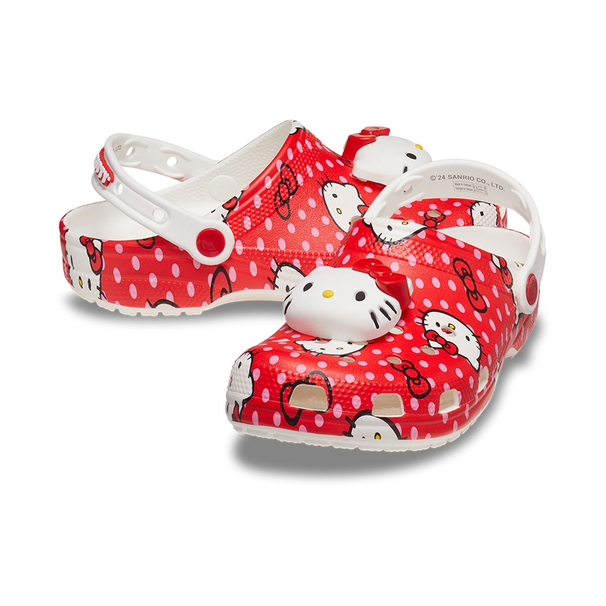 CROCS - Zuecos CROCS Classic Hello Kitty Red Clog Multi Unisex adulto
