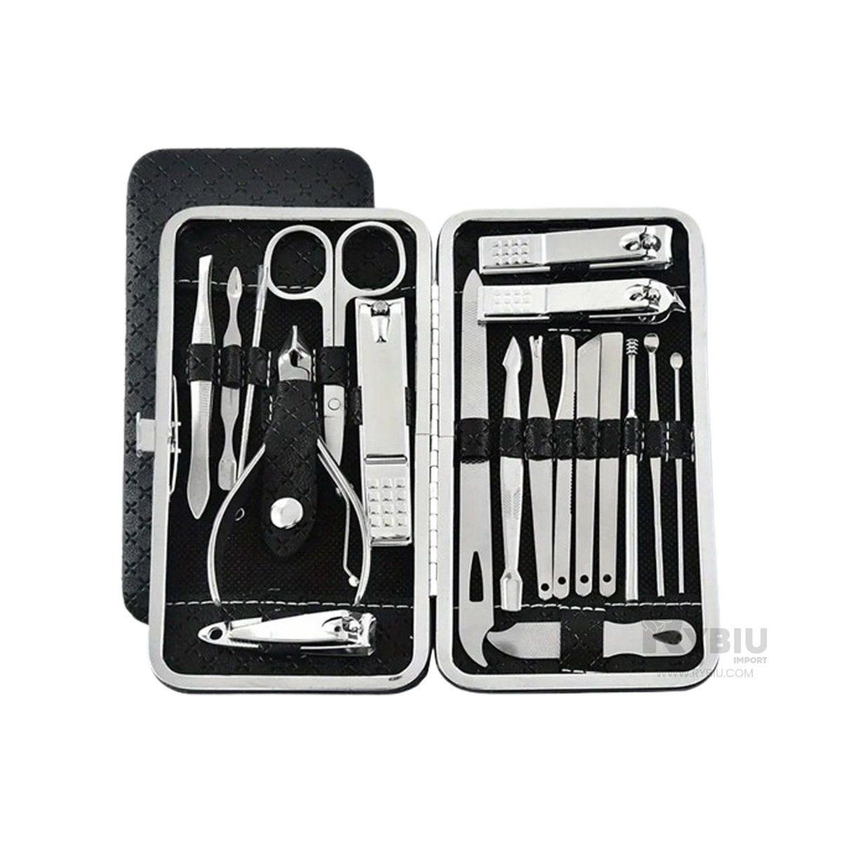 GENERICO - Set de Pedicure Duradero en Color Negro Y+Papel de Regalo