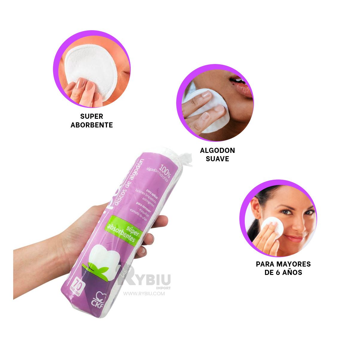 GENERICO - Almohadilla de Limpieza de 70 u Y+Envoltorio de Regalo_123