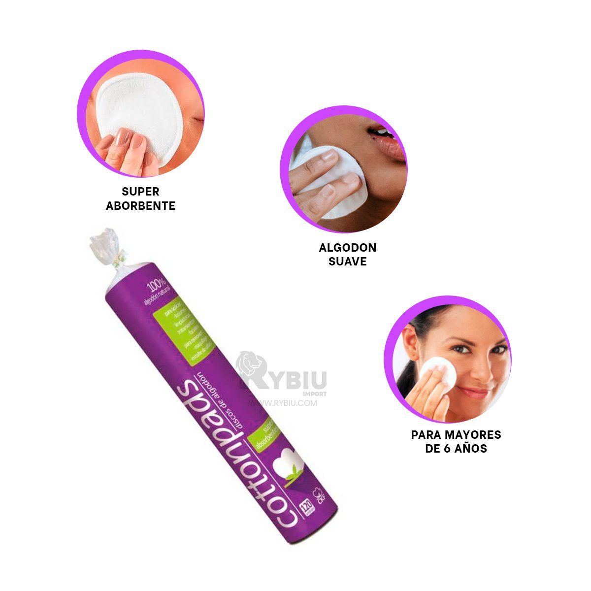 GENERICO - Almohadilla de Limpieza de 120 u Y+Envoltorio de Regalo_123