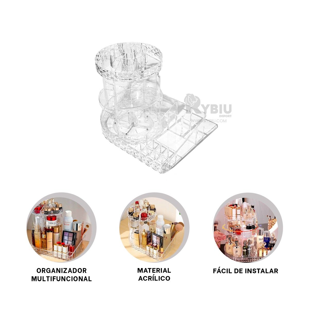 GENERICO - Soporte para Labiales Base Cuadrada Y+Ligas de Regalo