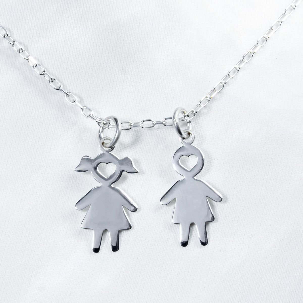 NATHALIE BIRD - COLLAR NIÑOS LOVE NIÑA NIÑO SILVER