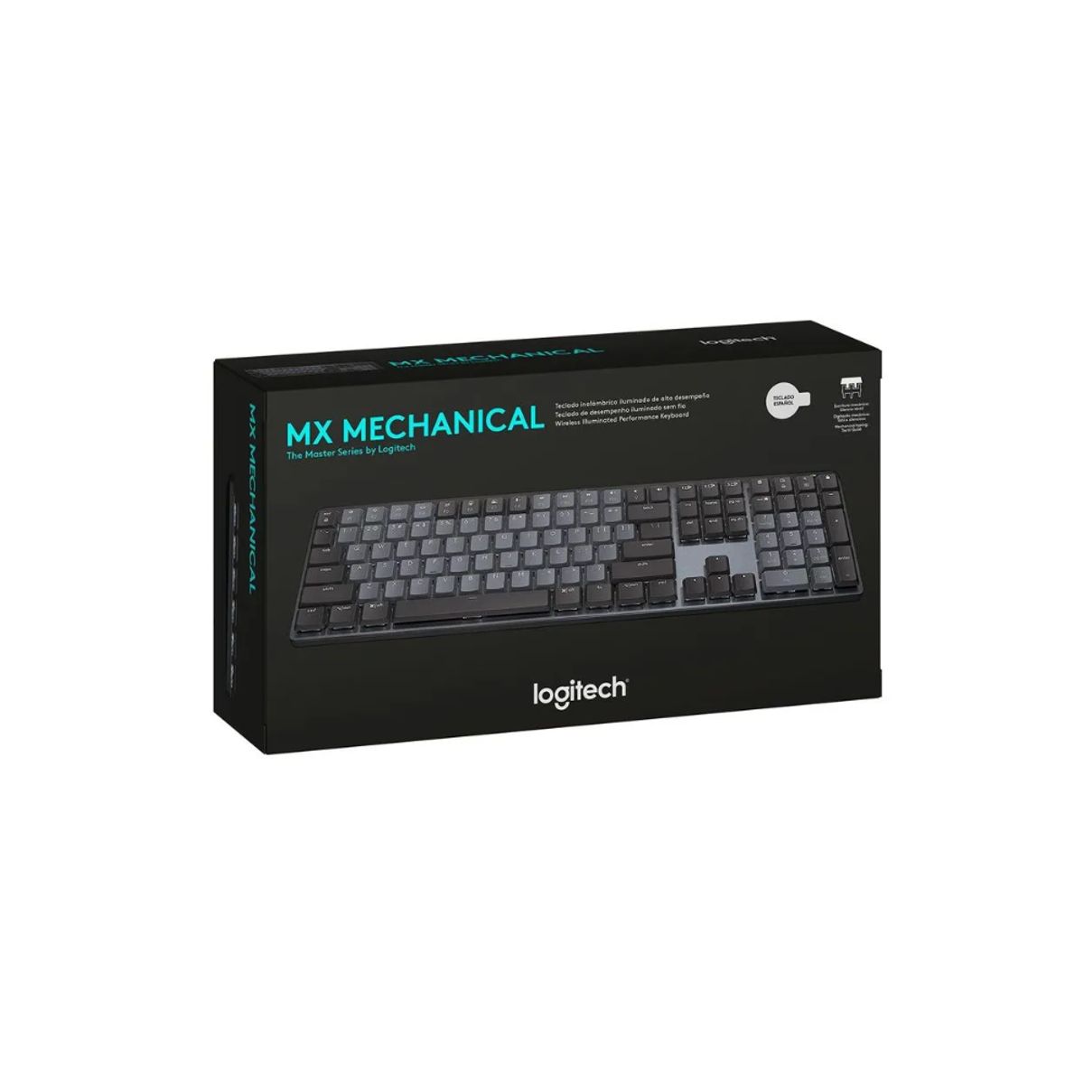 LOGITECH - TECLADO LOGITECH MX MECHANICAL INALAMBRICO BLUETOOTH ILUMINATED NEGRO