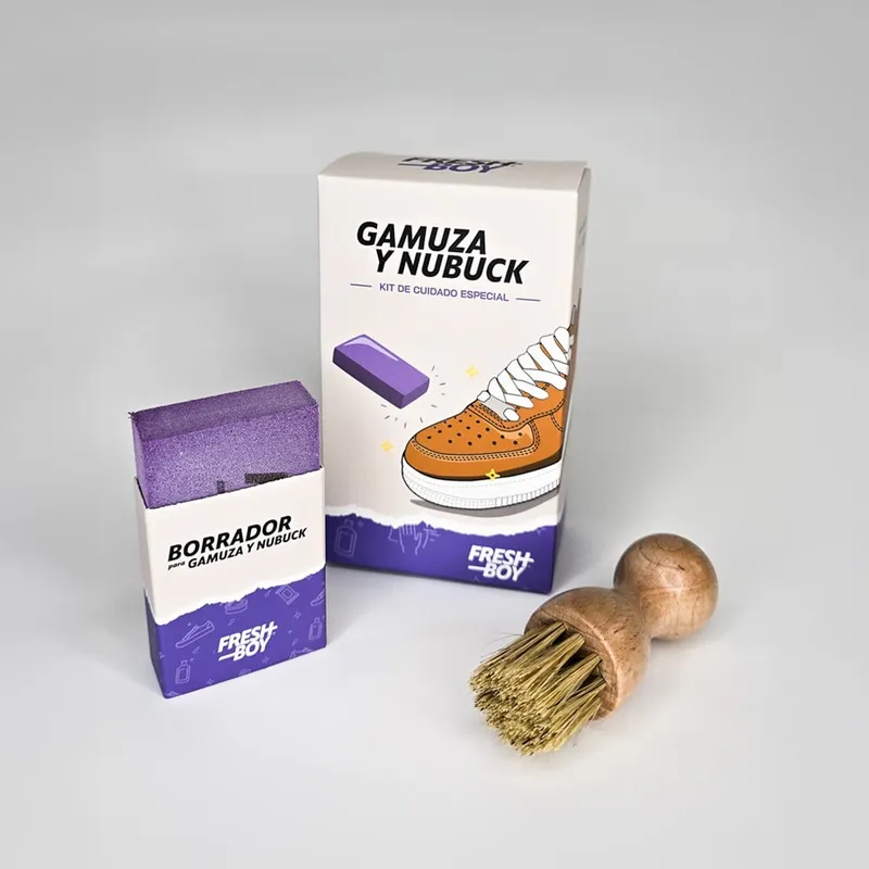 FRESH BOY - Kit para Gamuza y Nubuck - Lavado en Seco