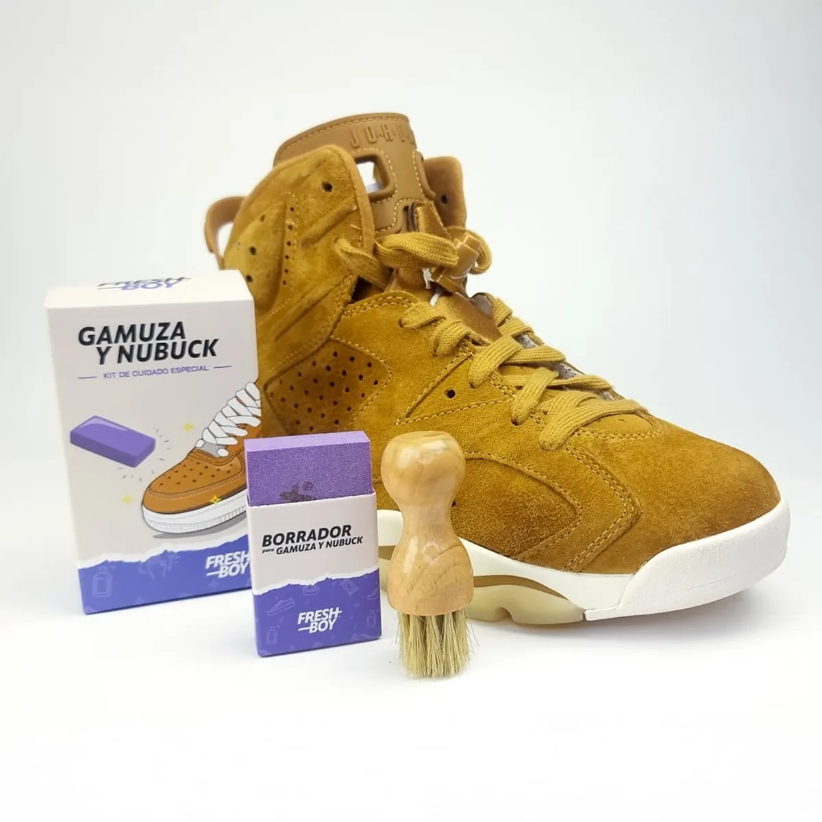 FRESH BOY - Kit para Gamuza y Nubuck - Lavado en Seco