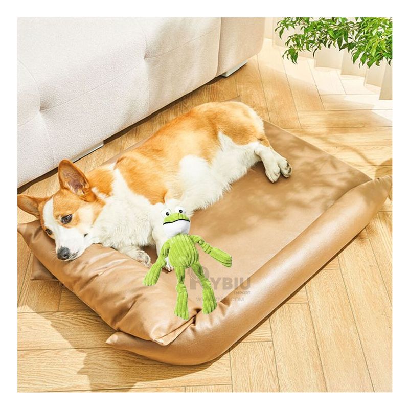 GENERICO - Peluche Resistente de Mascotas Verde Limon Y+Regalo Stickers