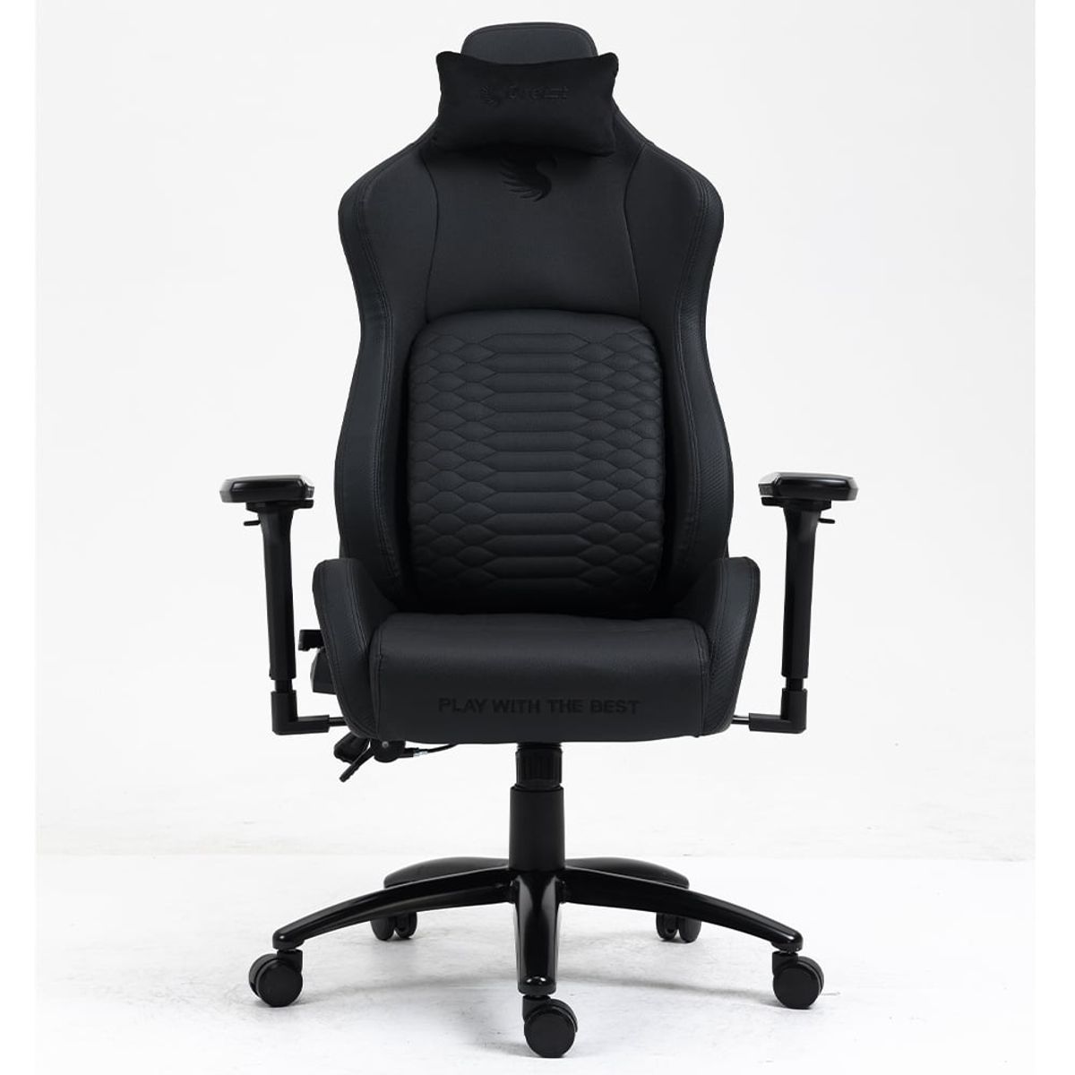 DREIZT - Silla Gamer Dreizt Titan Series Negro Premium Almohadilla Inteligente